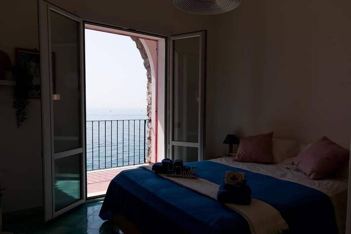 Appartement entier, Villa Venere-Côte d'Amalfi: Villa avec vue sur la mer et accès exclusif à la mer in Spiaggia del Lannio, Cetara