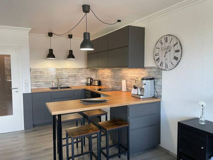 Ferienwohnung für 4 Personen, mit Balkon und Sauna sowie Ausblick