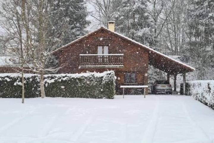 Chalet pour 8 personnes, avec jardin, animaux acceptés