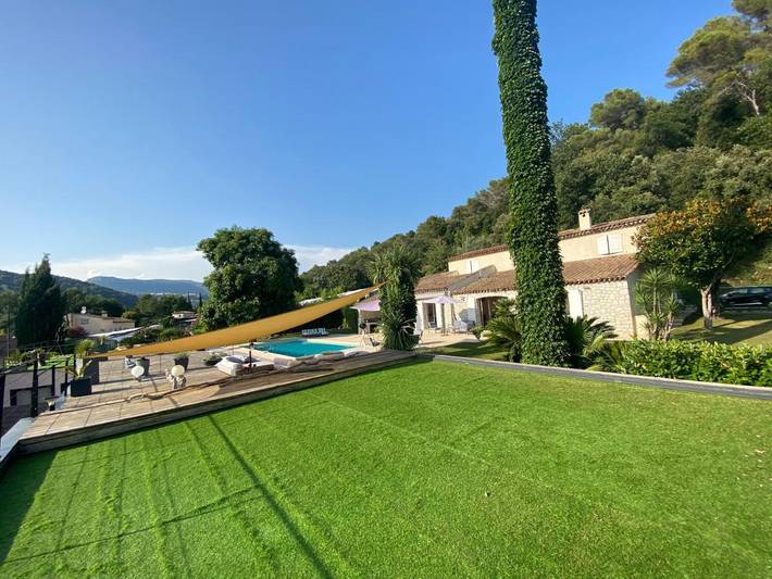 Villa pour 7 personnes, avec vue ainsi que piscine et balcon à Saint-Paul-de-Vence - 4