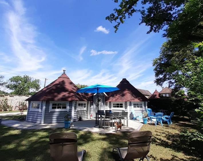 Maison de vacances pour 5 personnes, avec terrasse ainsi que sauna et vue