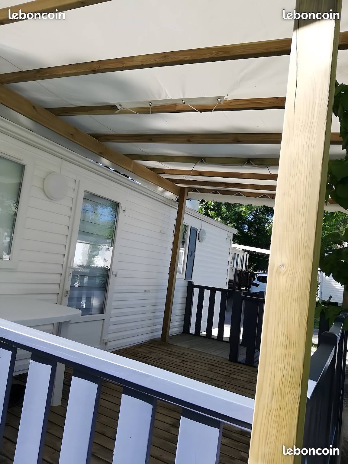 Caravane 'Mobil-Home' avec piscine partagée et terrasse privée in Côte Vermeille, Argelès-sur-Mer