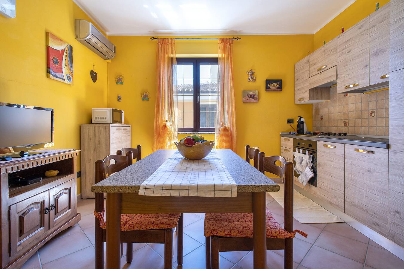 Ferienwohnung 'La Casa di Patty' mit Meerblick, Gemeinschaftsterrasse & Klimaanlage in Sennori, Sassari Provinz