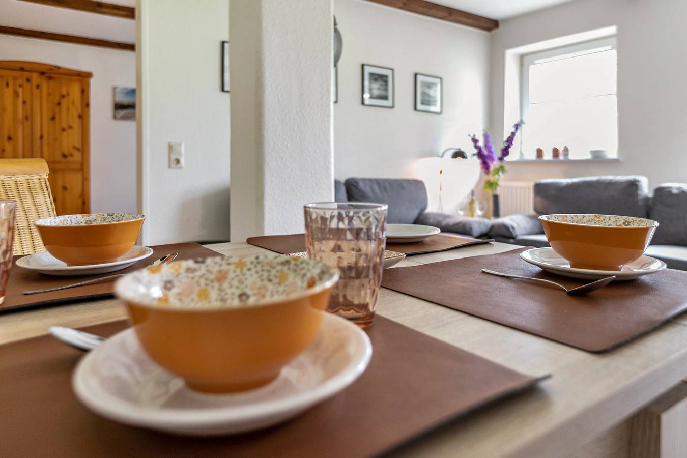 Ganze Wohnung, Ferienwohnung Austernfischer mit Gemeinschaftsgarten, überdachte Terasse und Wlan in Friedrich-Wilhelm-Lübke-Koog, Nordfriesland