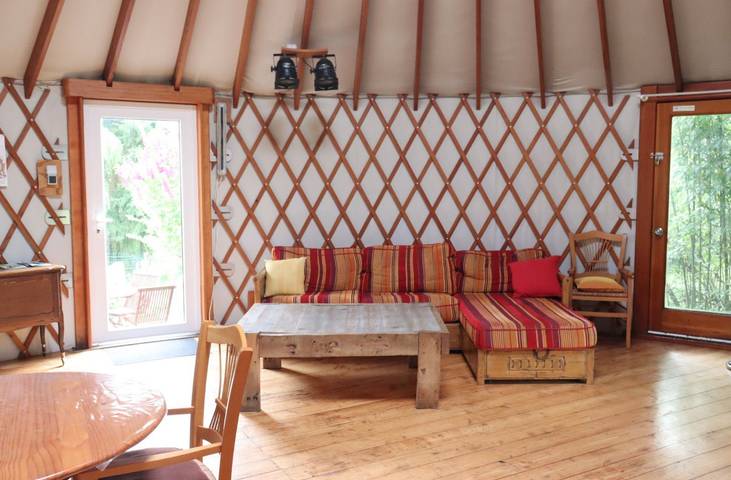 Yourte pour 10 personnes, avec terrasse et jardin en Normandie - 3