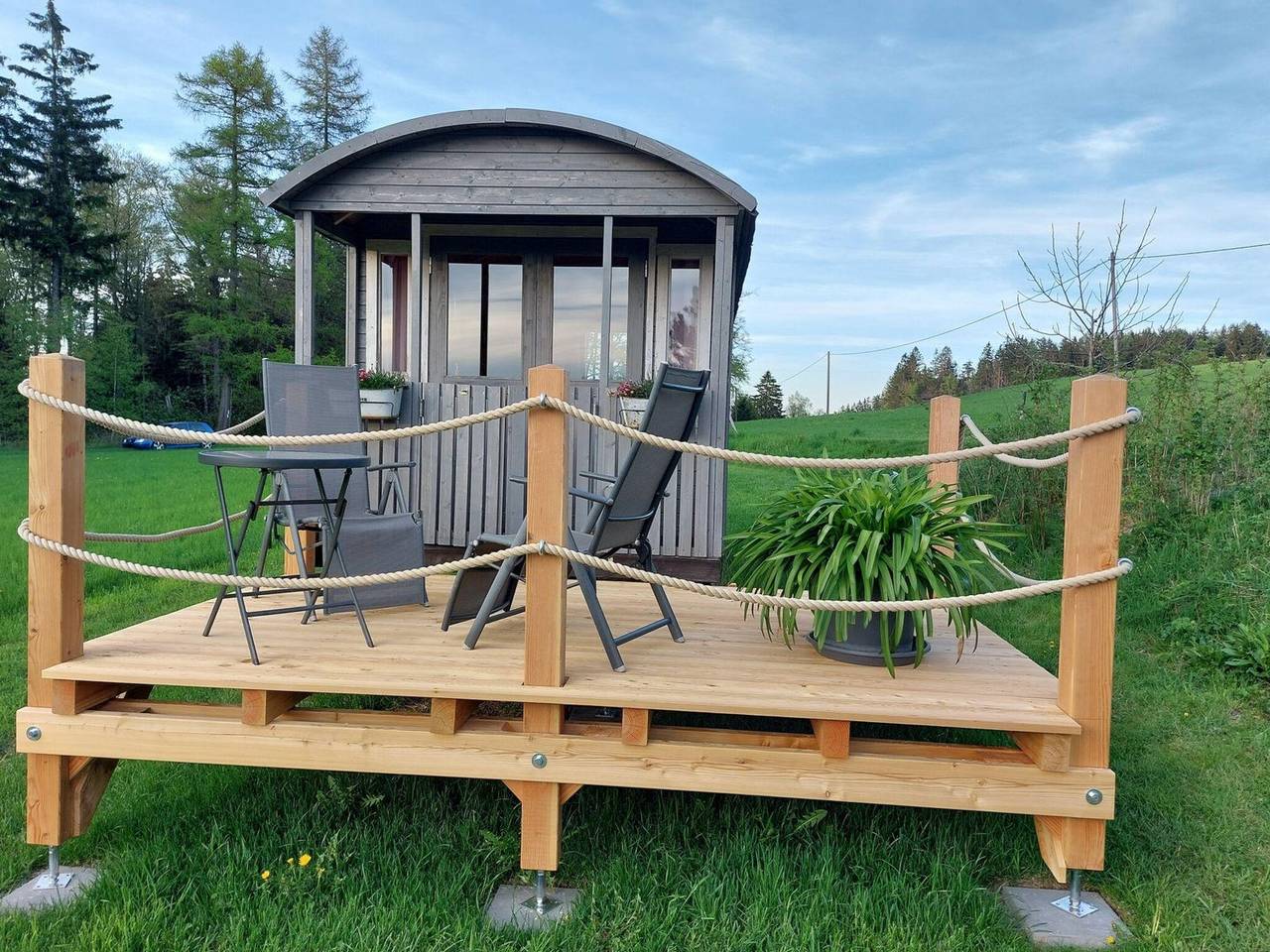 Ganze Ferienwohnung, Schäferwagen Weidetraum - Schäferwagen in Naila, Landkreis Hof