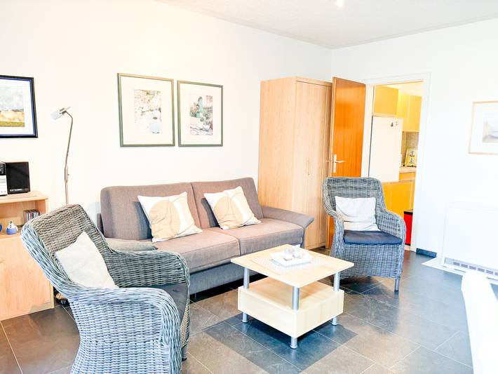 Ferienwohnung für 3 Personen, mit Balkon und Sauna