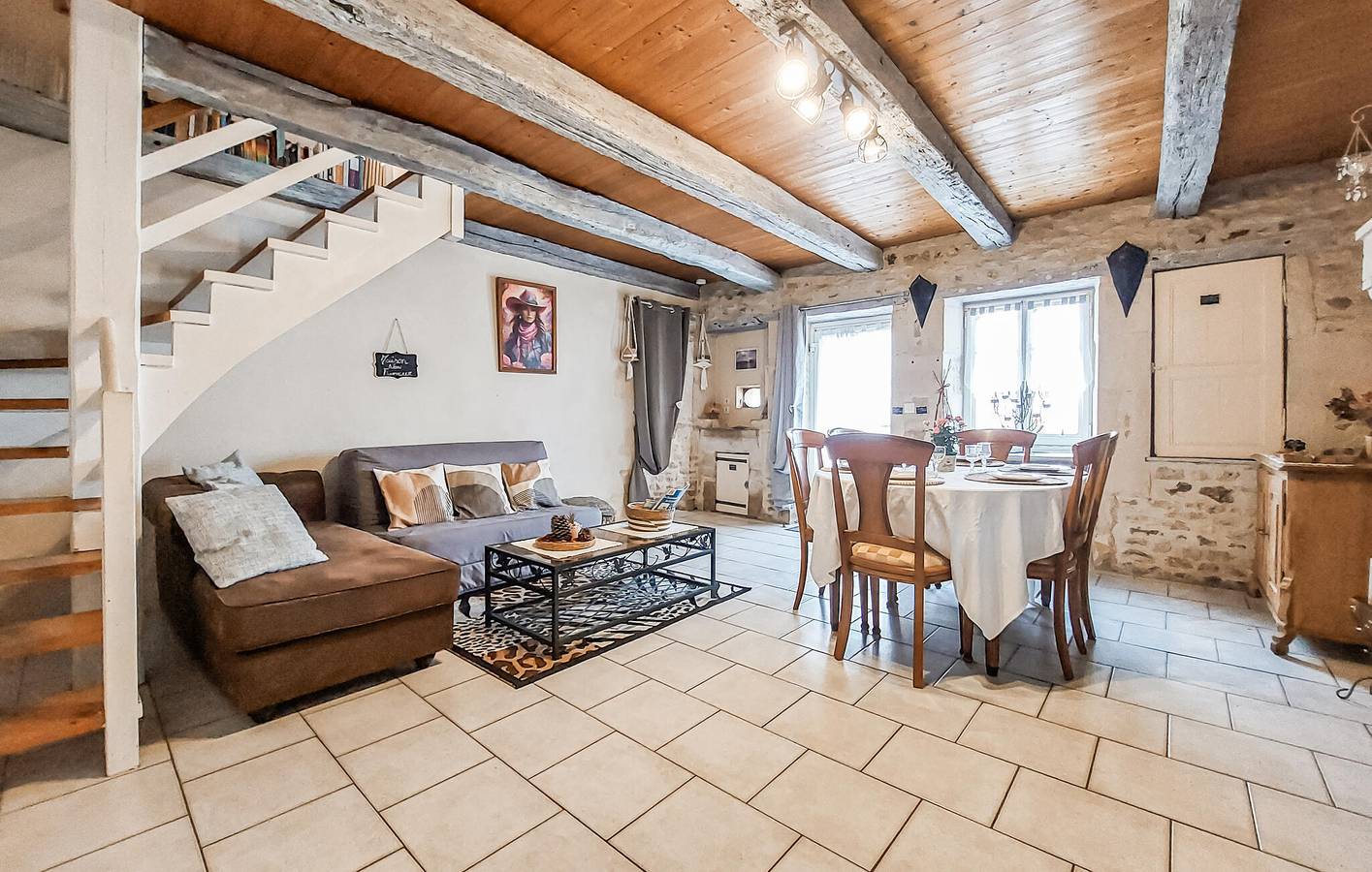 Charmant appartement avec garage, terrasse et jardin près de La Charente in Savigné, Vienne (France)