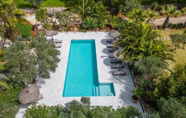 Ganze Ferienwohnung, Jornets Oasis 2km vom Stadtzentrum entfernt: Terrasse, Pool, Internet in Costitx, Mallorca Inselmitte