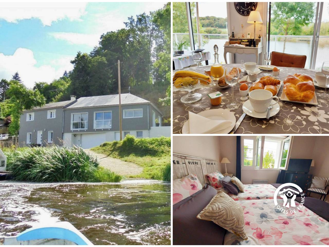 Suite familiale avec 2 chambres, petit-déjeuner inclus, salon privatif, proche Laval et Château-Gontier in Fromentières, Mayenne