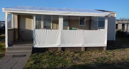 Mobil home pour 6 personnes, avec piscine et terrasse dans Plage Saint-Jacques