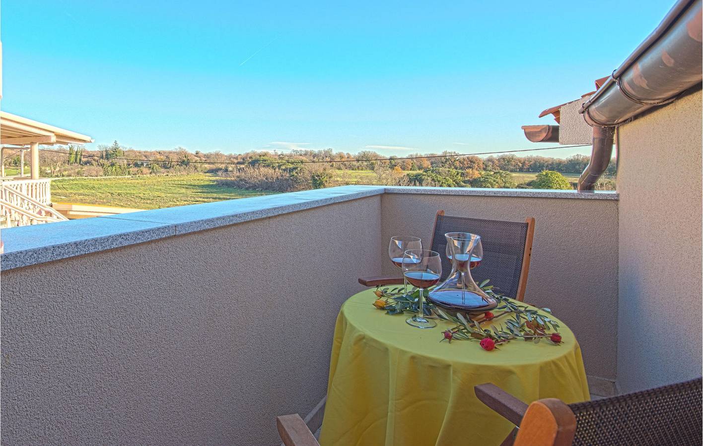 Charmantes Apartment mit einem Schlafzimmer, Pool und Terrasse in der Nähe des Flughafens Pula in Valtura, Südküste Istrien