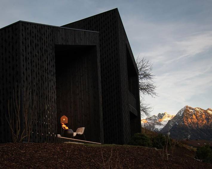 Chalet für 4 Personen, mit Balkon und Terrasse sowie Whirlpool und Garten in Obermaiselstein