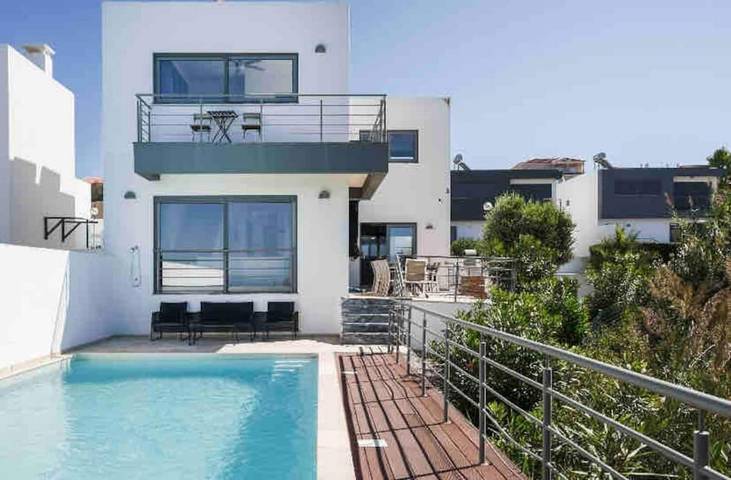 Villa para 12 pessoas, com Varanda e Terraço e ainda Piscina and Vista em Atalaia