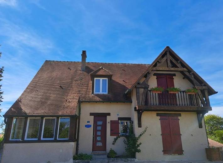 Gîte pour 9 personnes, avec Balcon ainsi que Terrasse et Jardin
