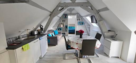 Gîte pour 4 personnes, avec vue et jardin à Villebernier