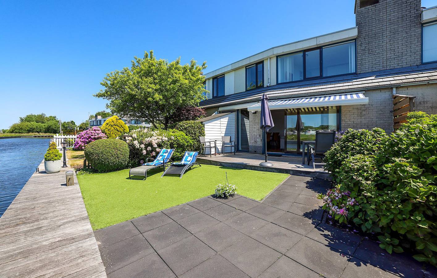Ferienhaus für 6 Personen mit Ausblick in Lemmer, Ijsselmeer