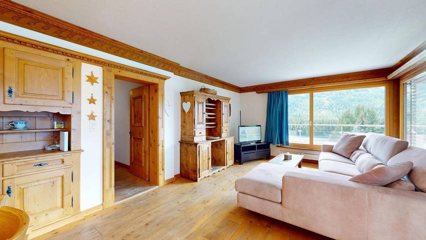 Ganze Wohnung, Ferienwohnung für 4 Personen mit Ausblick in St. Moritz 3 Bad, St. Moritz