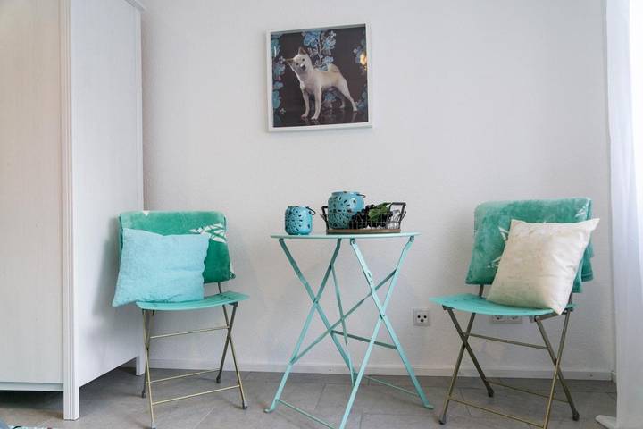 Ferienwohnung für 3 Personen, mit Terrasse und Garten