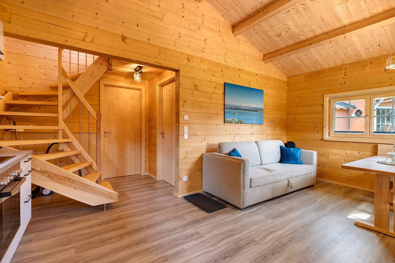 Chalet 'Morgentau' mit privater Terrasse und Wlan in Stockach, Landkreis Konstanz