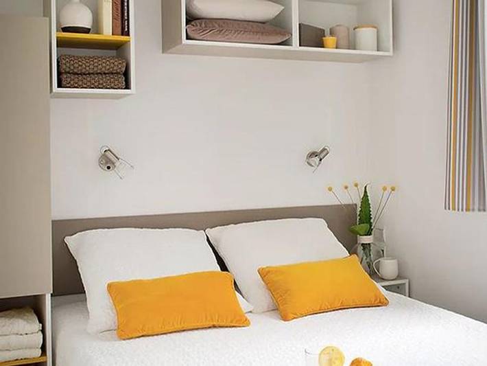 Camping La Montagne - Mobilheim 4 personen - Romarin - 28m² - 2 Schlafzimmer in Sorgues, Vaucluse