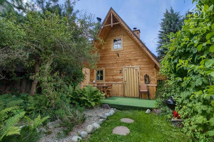 Domek letniskowy dla 3 osób, z Balkon i Taras oraz Ogród i Widok w Zakopane
