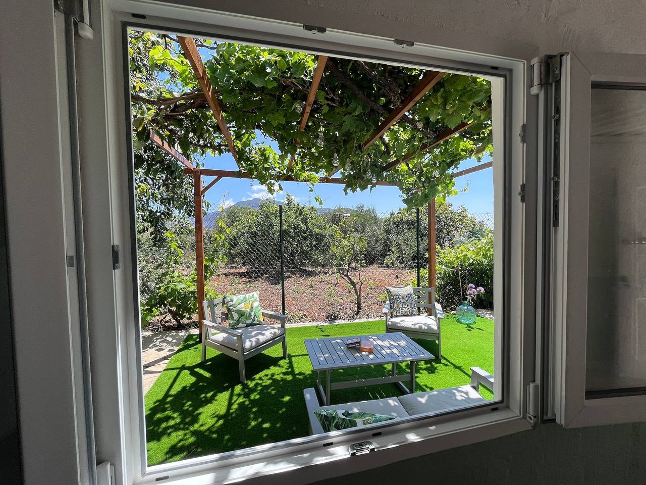 Casa de vacaciones 'Villa Almagre' con vistas al mar, piscina, jardín y Wi-Fi in Gáldar, Gran Canaria Norte