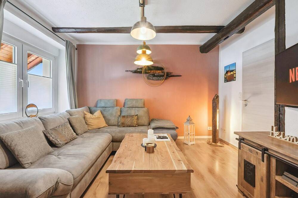 Ganze Wohnung, Ferienwohnung im Harz mit Terrasse und Garten in Straßberg (Sachsen-Anhalt), Harzgerode