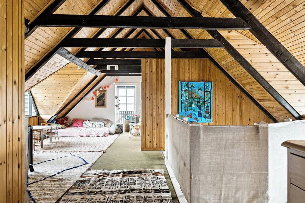 An der Bucht steht ein wunderschönes strohgedecktes Haus in Nørre Aaby, Kleiner Belt