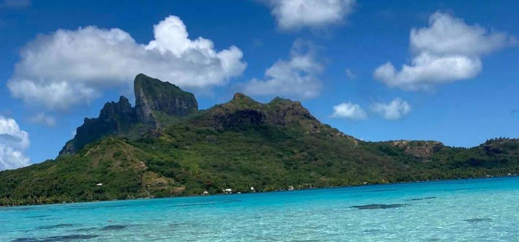 Vakantiewoning voor 5 personen, with uitzicht and balkon as well as tuin op Bora Bora