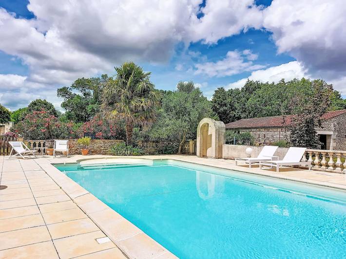Maison de vacances pour 4 personnes, avec jardin et piscine