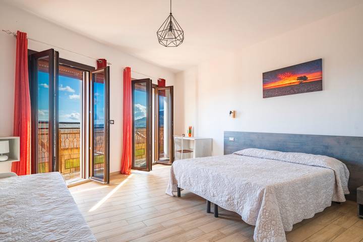 Habitación para 3 personas, con balcón - 1