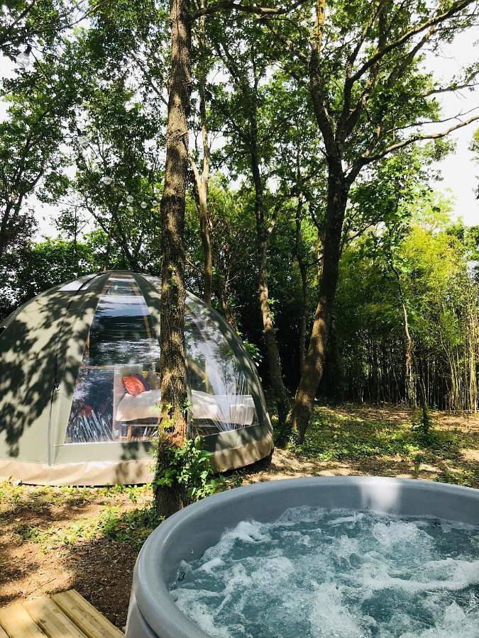 Tente pour 2 personnes, avec piscine et jacuzzi ainsi que jardin et terrasse près du Canal du Midi - 3