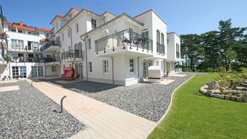 Ferienwohnung für 4 Personen, mit Terrasse und Sauna in Mönchgut-Granitz
