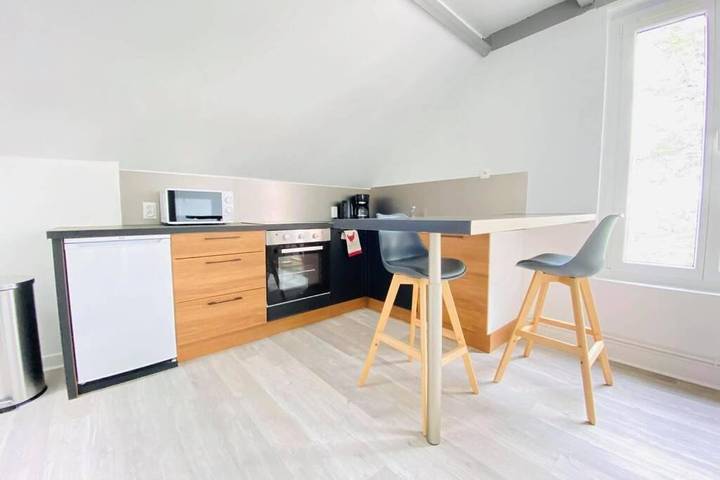 Appartement de vacances pour 2 personnes, avec vue et jardin