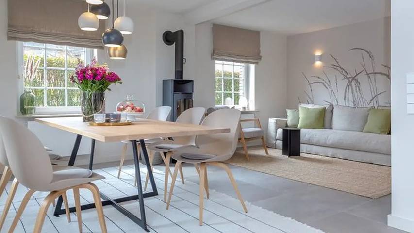 Ferienhaus für 8 Personen, mit Terrasse und Garten sowie Sauna