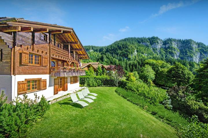 Chalet pour 10 personnes, avec jardin et vue à Saint-Jean-de-Sixt