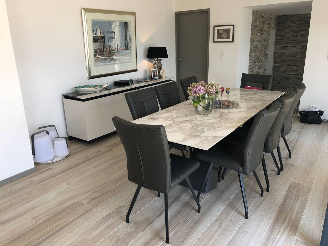 Ferienvilla mit Blick auf das Wasser in Vallauris, Region de Cannes