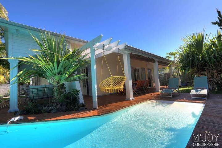 Villa für 8 Personen mit Pool in La Saline les Bains, Saint-Paul