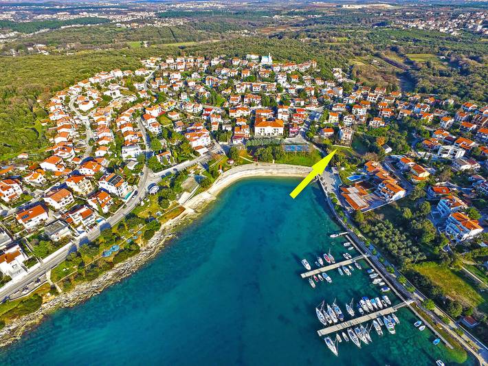 Ferienwohnung mit Meerblick für 2 Personen, mit Terrasse in Istrien