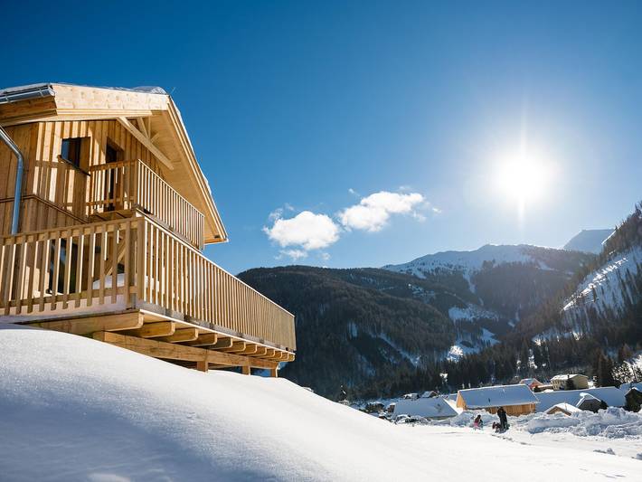 Ferienhaus für 4 Personen, mit Balkon und Terrasse sowie Seeblick in Hohentauern