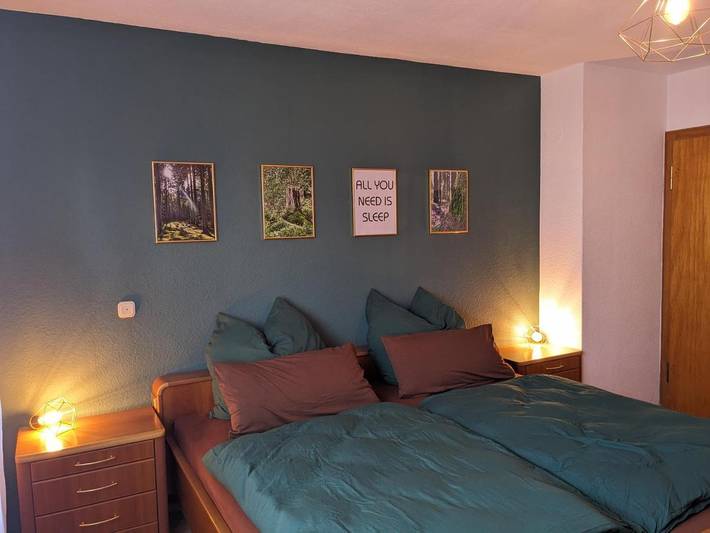 Ferienwohnung für 4 Personen, mit Terrasse und Garten sowie Ausblick in Mömlingen