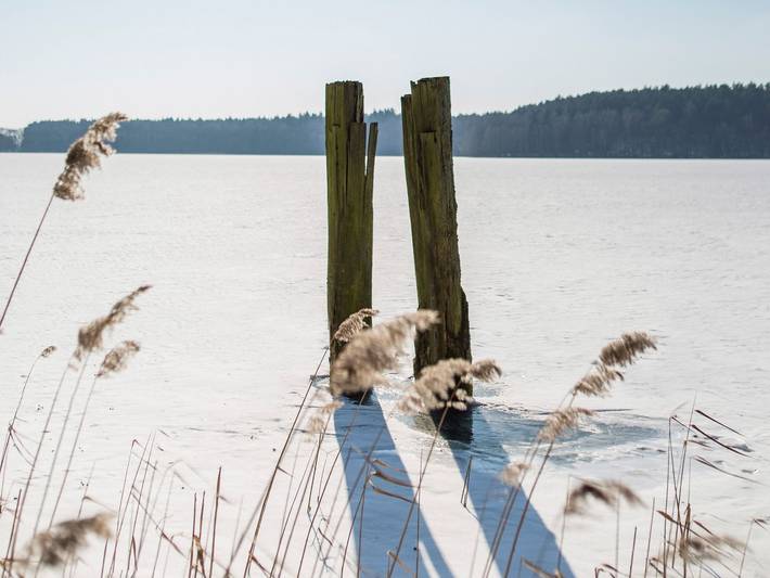 Ferienhäuser am See - 45m²- Dhh in Drewitz, Nossentiner Hütte