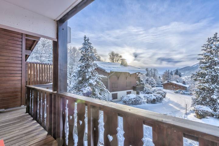 Chalet pour 8 personnes, avec piscine et balcon à Megève - 4