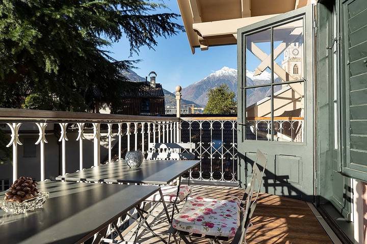 Ferienwohnung für 6 Personen, mit Balkon und Garten