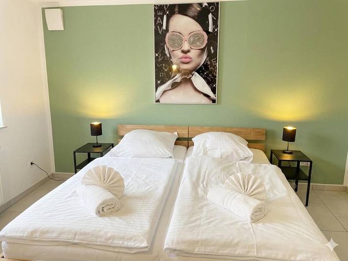 Ferienwohnung für 4 Personen, mit Terrasse und Garten sowie Ausblick in Blaustein