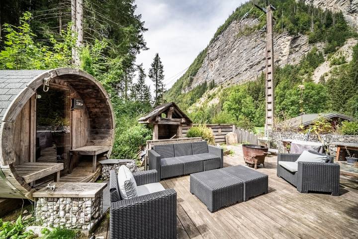 Bed and Breakfast for 4 personer med have in Morzine, Les Portes du Soleil