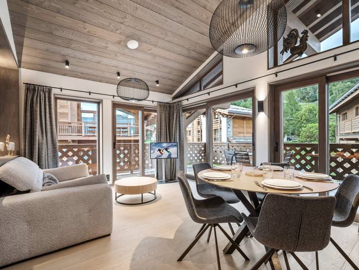 Appartement de vacances pour 4 personnes, avec terrasse dans Courchevel 1300 (Le Praz)