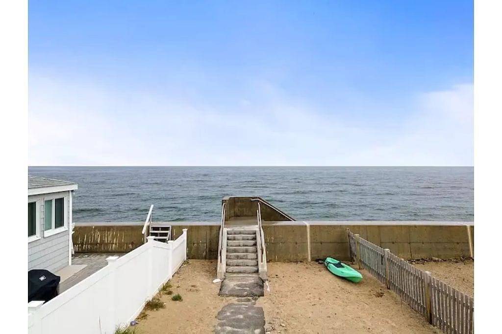The Salt Marsh at Sunrise Beach in Marshfield, Massachusetts