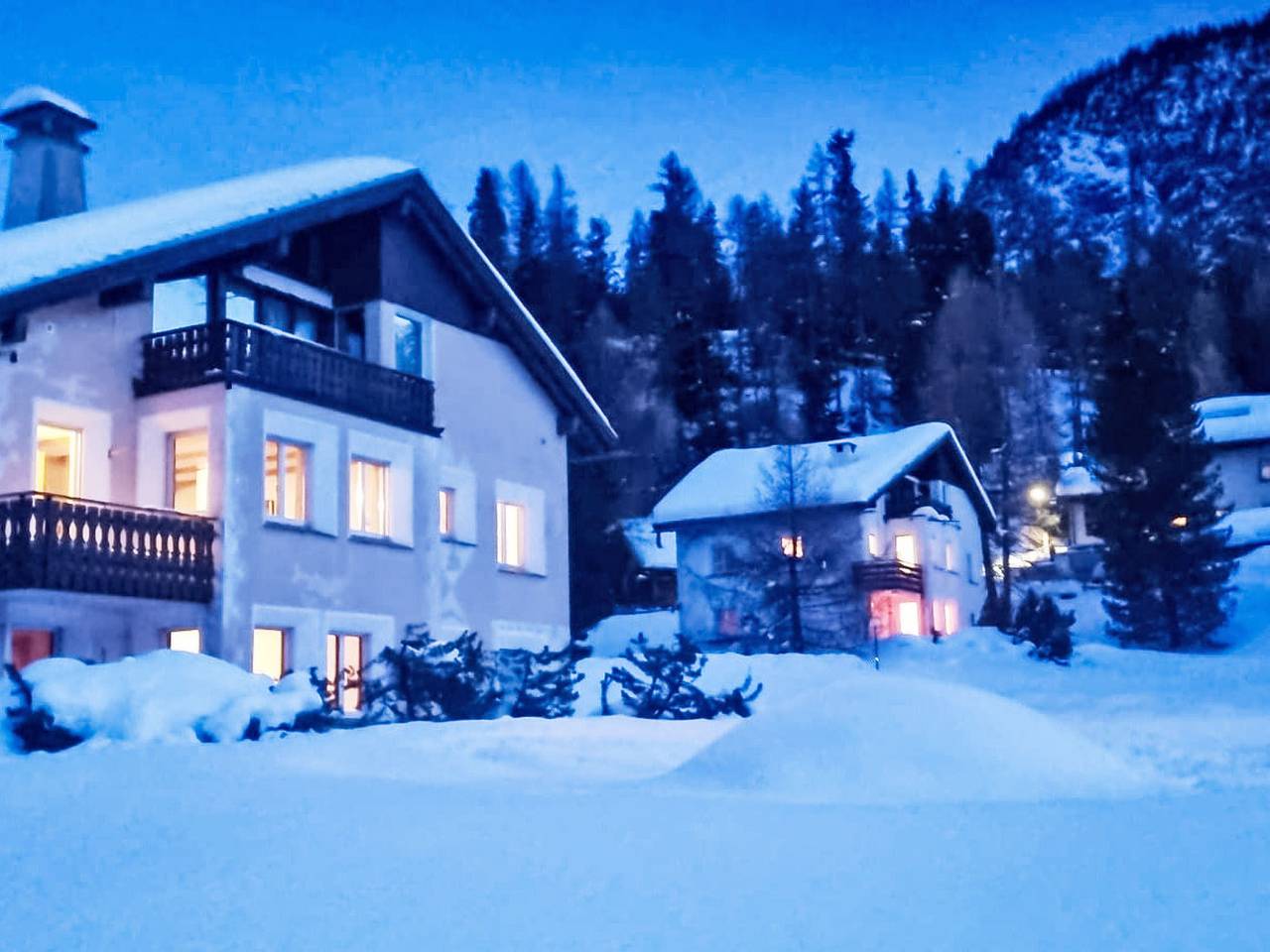 Ganze Wohnung, Chesa Susanna in La Punt-Chamues-ch, Sankt Moritz